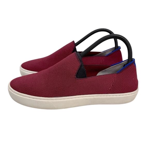 ROTHY’S  The Original Slip On Burgundy Knit Sneaker for Women’s Sz 8.5 - Picture 3 of 16